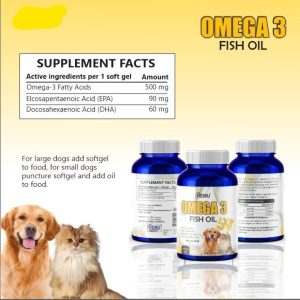 Remu Fish Oil Supplements For Cats And Dogs – 120 ML: RPS-19032