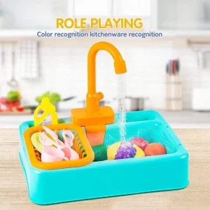 KITCHEN DISHWASHER SINK PLAY SET FOR KIDS 6666-3