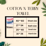 Cott'n'terry premium towels (4 pcs set ) - Image 2