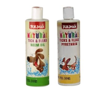 Remu Dog Natural Shampoo, Neem: RPS-19001, Pyrethrin: RPS-19002