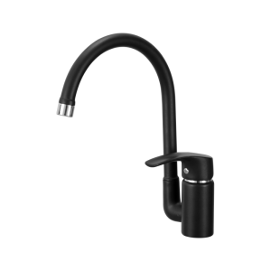 Sink bowl mixer solar matt black By Faisal Sanitary 3800: