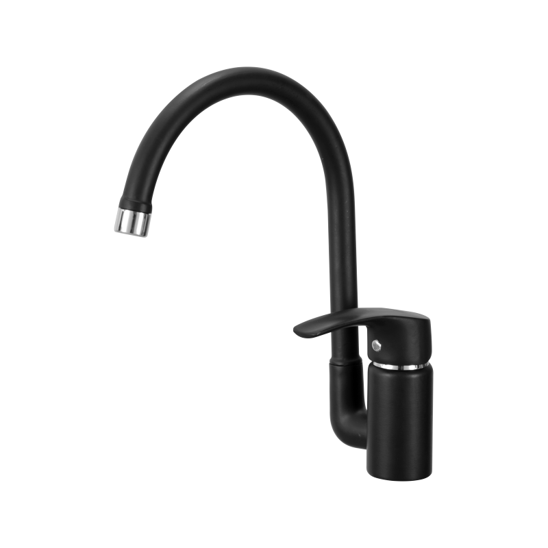 Sink bowl mixer solar matt black By Faisal Sanitary 3800: