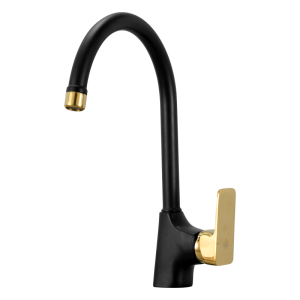 Sink bowl mixer Ultra Matt Black Gold By Faisal Sanitary 2200: