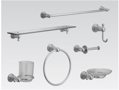 Supreme Metal Towel Ring By Faisal Sanitary 5303: - Image 2