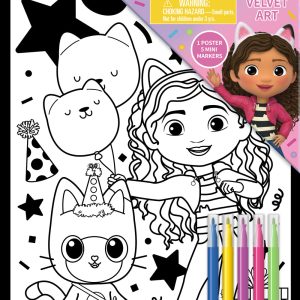 Miniso Gabby's Dollhouse Collection Flocking Painting.