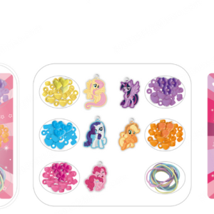 Miniso My Little Pony Collection Quadrate Handheld Box DIY Bead Bracelet Making Kit.