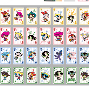 Miniso The Powerpuff Girls Collection Playing Cards.