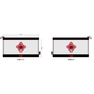 Miniso Stranger Things Collection Mesh Stationery Case, Size: 21ร12 cm.