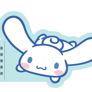 Miniso Cinnamoroll Collection Figure Stress-relief Wire-bound Book, 80 Sheets.