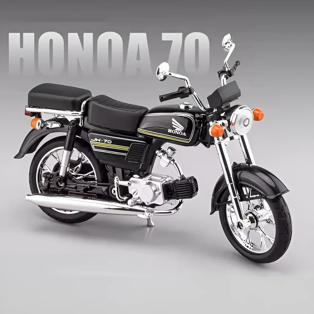 1:12 Diecast Honda 70 Model Bike For Kids