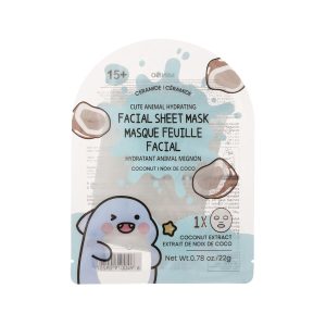 Miniso Cute Animal Hydrating Facial Sheet Mask (Coconut).