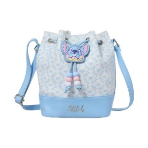 Miniso Disney Stitch Dinner Party Collection Drawstring Crossbody Bag.