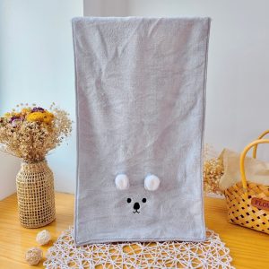 Miniso Coral Fleece Absorbent Cute Animal Towel (Koala).