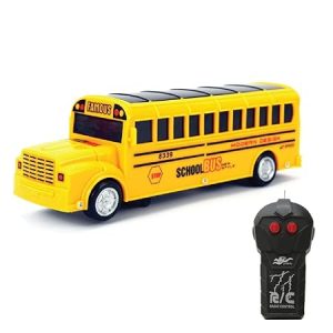 Battery Operated Bump & Go Toy School Bus (8339 )