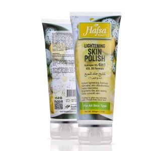 Hafsa Lightening Skin Ploish Cleanser For Women - 200 GM