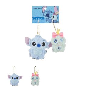 Miniso Disney Collection Plush Pendant (1 Pair) (Stitch & Scrump).