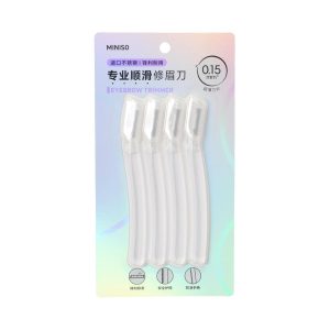 Miniso 4 Pcs Classic Eyebrow Razors.