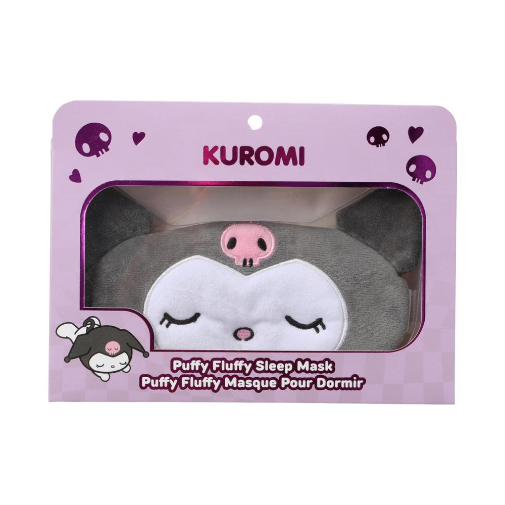 Miniso Kuromi Puffy Fluffy Sleep Mask.