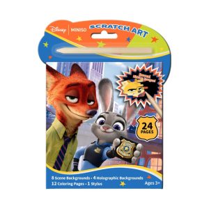 Miniso Disney Zootopia Collection Scratch Painting.