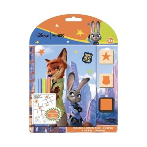 Miniso Disney Zootopia Collection Stamp Drawing Set.
