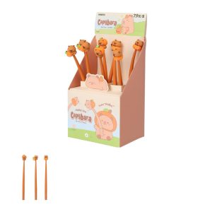 Miniso Happy Baking Series Shaking Gel Pen, 0.5mm, Black, 3 Assorted Models, PDQ.
