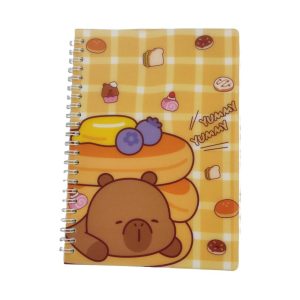 Miniso Happy Baking Series A5 Wire-bound Book (Capybara Souffle).