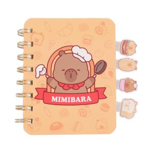 Miniso Happy Baking Collection A7 Bookmark Wire-bound Book (80 Sheets).