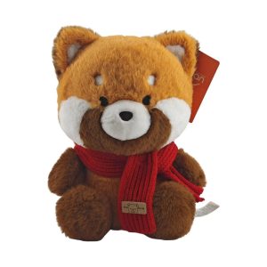 Miniso Mini Wish Messenger Collection Plush Toy (Sitting-posture Red Panda).