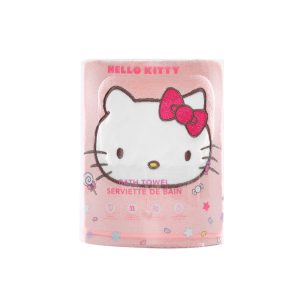 Miniso Hello Kitty Coral Fleece Absorbent Bath Towel.