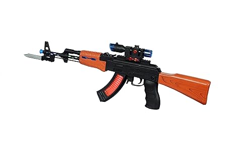 758 Toy Gun with Light & Sound Gun for Kids - Image 2