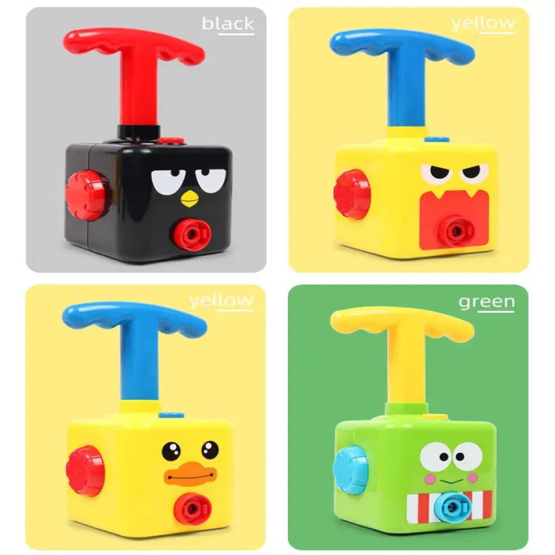 Balloon Powered Pumping Car Toy Set for Toddlers - Image 2