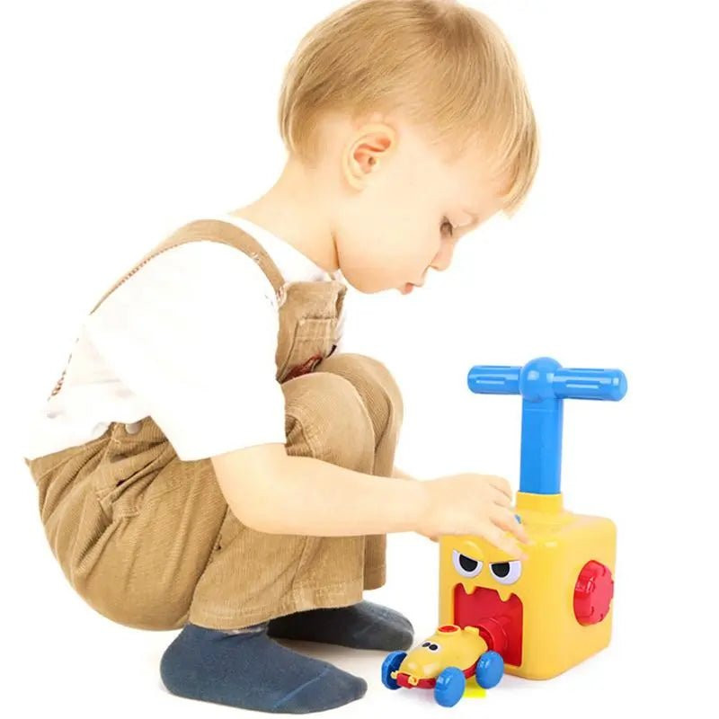 Balloon Powered Pumping Car Toy Set for Toddlers - Image 4