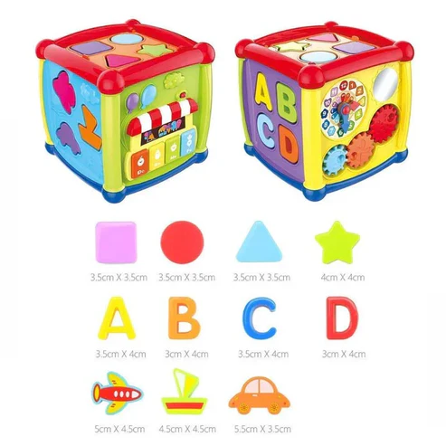 6 In 1 Fancy Cube- Musical, Educational And Learning Toy - Image 7
