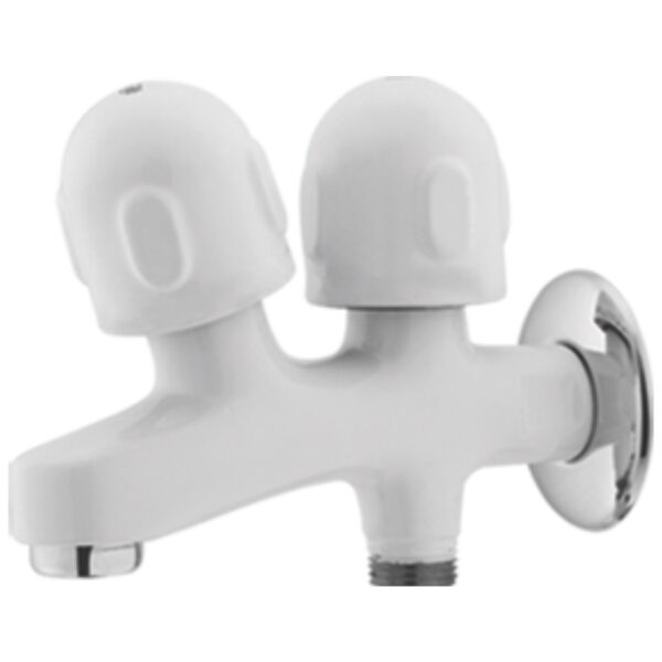 Double Bib Cock Round Omega Series By Faisal Sanitary 2303: