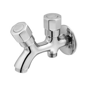 Double Bib Cock Round Jota Series By Faisal Sanitary 6503: