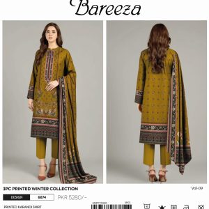 Bareeze Karandi (Unstitched) 3 Piece, Winter Collection, Volume 9, New Collection 2025.