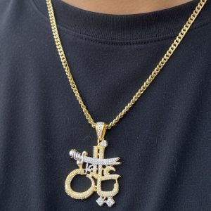 Calligraphy Majestic Ya ALI Locket (Without  Chain (Available in Golden, Silver )