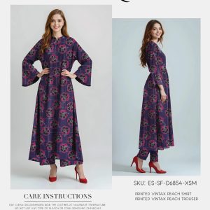 Baroque Vintex Peach (Unstitched) 2 Piece, Winter Collection, New Collection 2025.