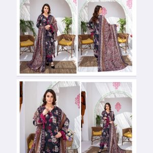 Zesh Embroidery Khaddar (Unstitched) 3 Piece, Winter Collection, New Collection 2025.