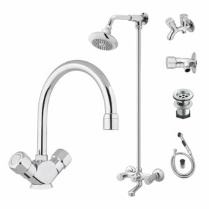 Bath Set Complete 8 Pieces Jota Series 6507: