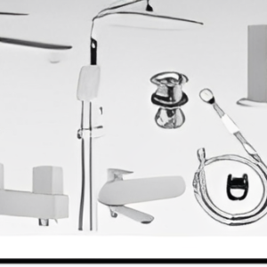 Faisal sanitary Techno Series bath set complete 8 pc 9307