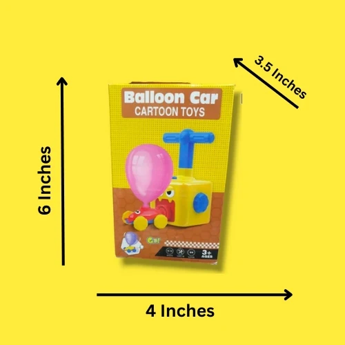 Balloon Powered Pumping Car Toy Set for Toddlers - Image 8