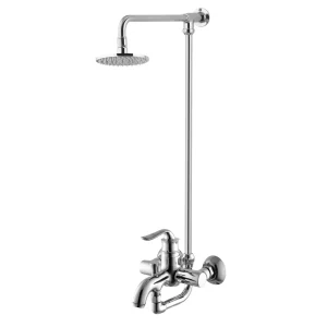 Faisal sanitary ideal series wall shower 9202 Chrome/ Matt black