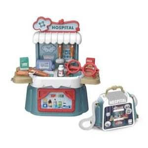 Toddler Medical 3 in 1 Portable Mini Hospital Game Set
