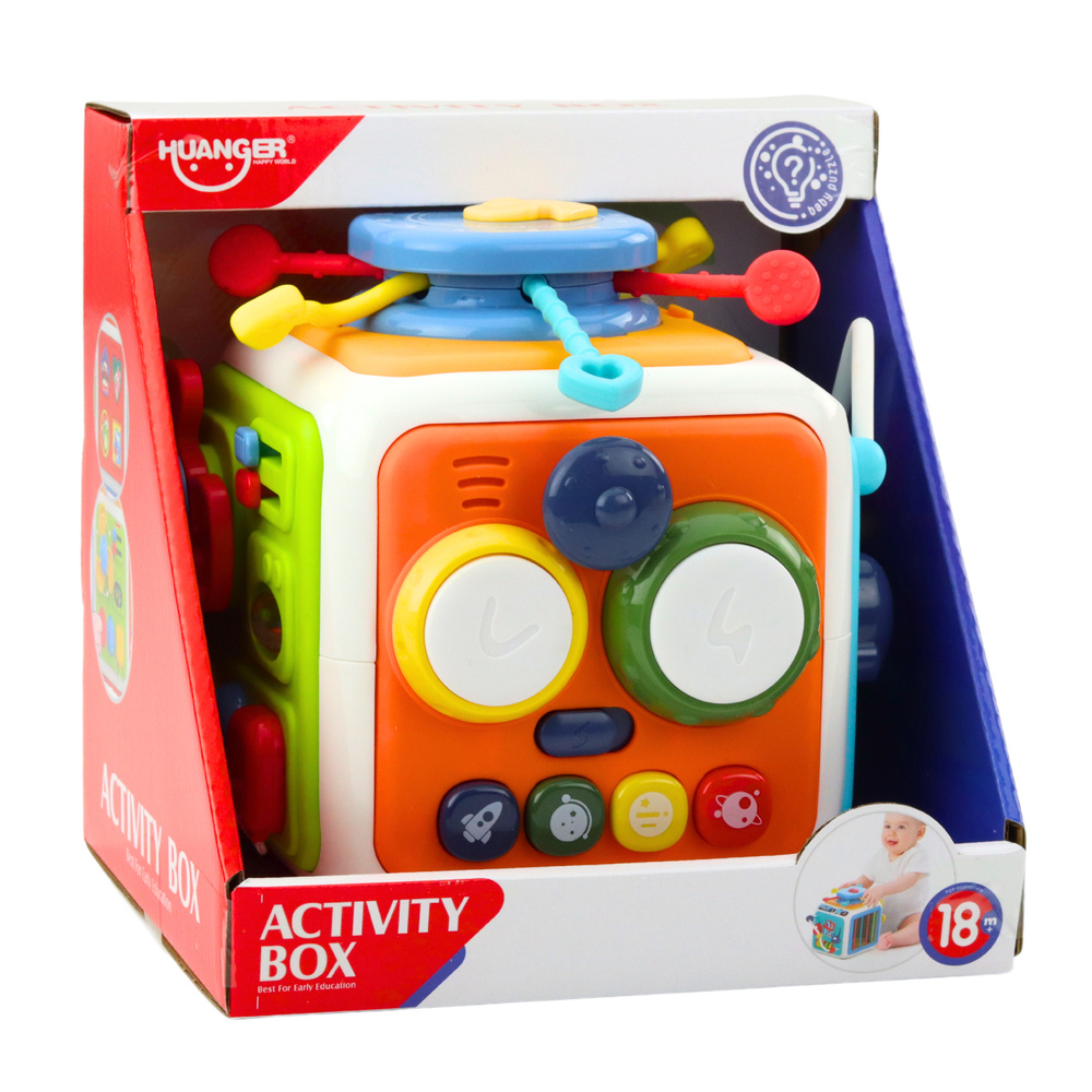 Huanger Interactive Sensory Activity Cube (with Music) - Image 5