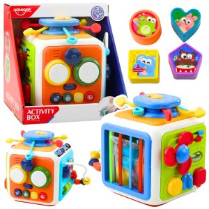 Huanger Interactive Sensory Activity Cube (with Music)
