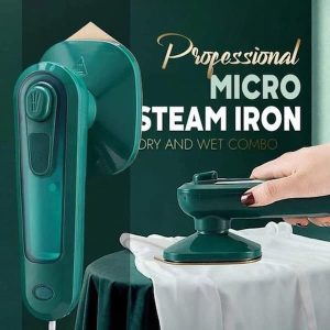 Mini Iron for Clothes, Portable Travel Iron Support Dry Wet Ironing