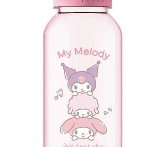 Miniso Hello Kitty and Friends Party Series Plastic Bottle with Handle, Capacity: 1000mL.