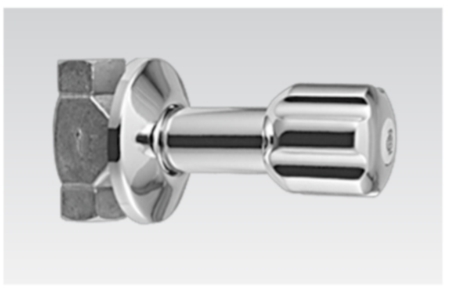 Faisal Sanitary 512 Underground Stop Cock Deluxe Range new Crystal Head