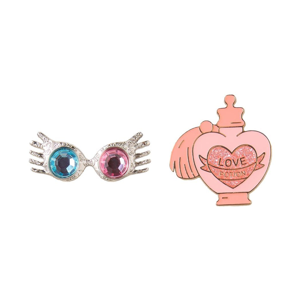 Miniso Harry Potter Love Potion & Luna's Spectrespecs Badges.